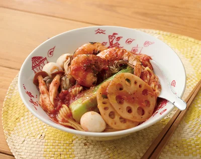 【トマト麻辣湯のレシピ】大ブームの麻辣湯をイタリアン風味にアレンジ。意外な組合せが斬新！