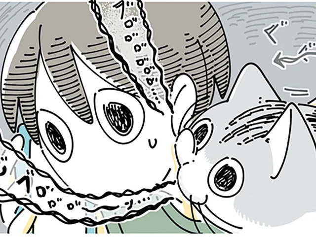 理由は謎！ 通話をしているとやめさせにくるネコが気になって