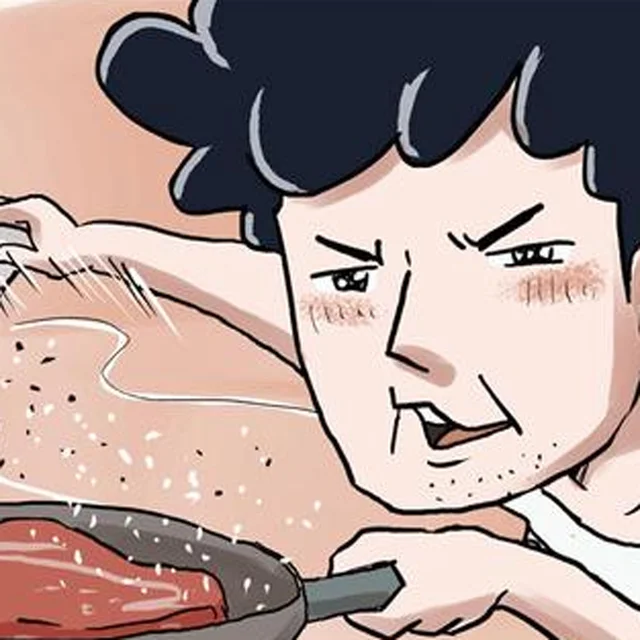 「食わせてやるぜ、男の飯を」ドヤ顔の父さん。奮発した肉の味は？