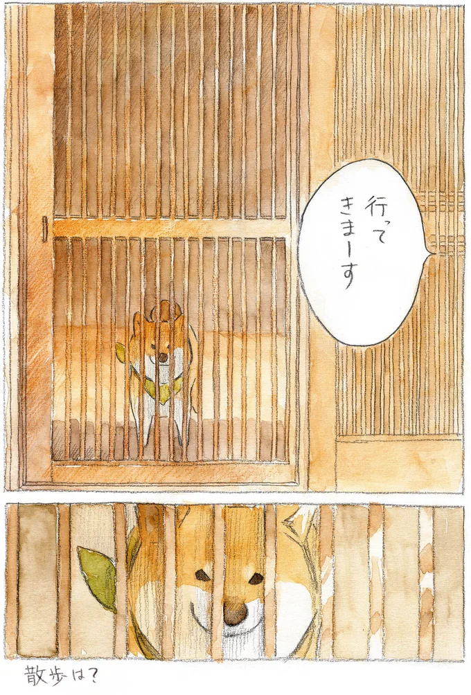 『柴犬ぽんちゃん、今日もわが道を行く』より