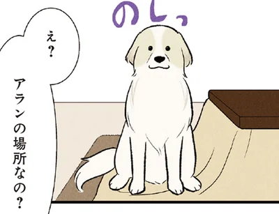 こたつを片付けたい飼い主 VSまだ入りたい大型犬。攻防の行方は？