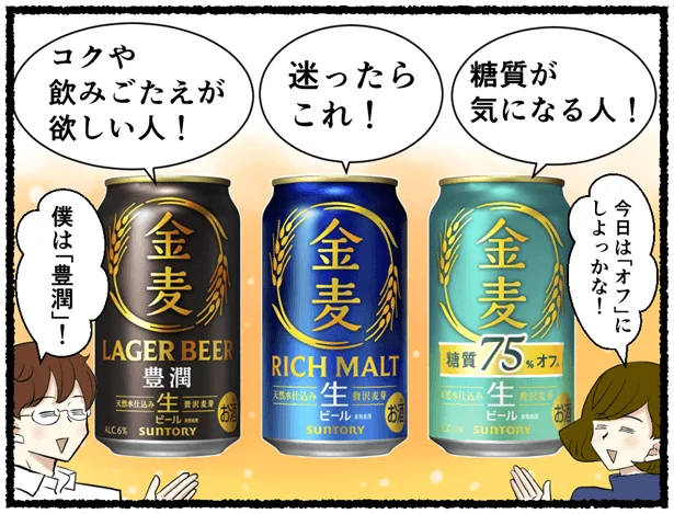 新しくなった金麦