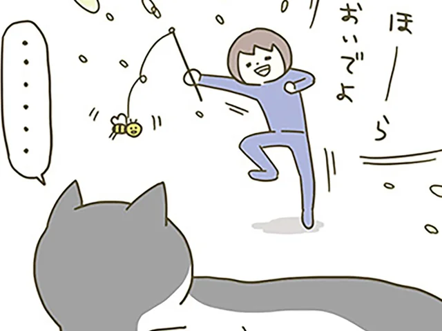 遊ぼう！ ほら！ ねえ！ テンション高めに猫にかまったときのこと
