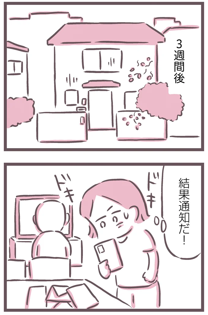 結果通知だ!