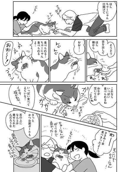 わかった　もう食べ物は固形だ
