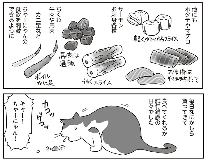 すごい 超必死で食べてる