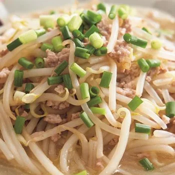やさしいとろみで食べやすい！ご飯や麺にかけても◎な「もやしの塩そぼろ煮」
