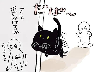 さて追いかけるか