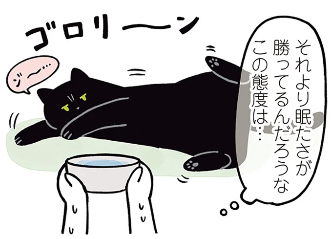 水分補給より眠気が勝ってるろん