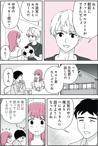 俺には本当に困ってからやっと話してくれるのに…