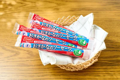 たんぱく質やカルシウムが豊富な『おさかなのソーセージ』