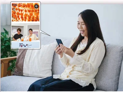 気に入った商品はその場で購入することもでき、お得なクーポンやキャンペーンがある場合も