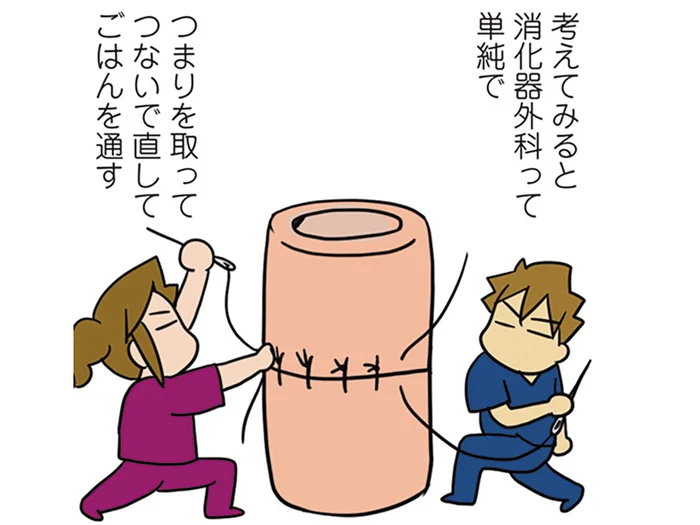 管の通りに一喜一憂？ 「ごはんの通り道」を手術する消化器外科