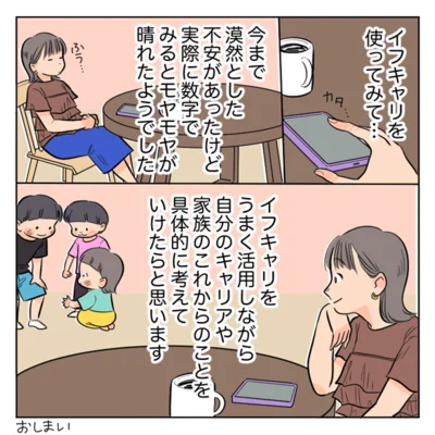 自分のキャリアや家族のこれからのことを考えていけたらと思います