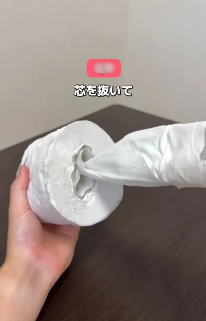 芯を取り外す▶そのまま…(⇒次へ)