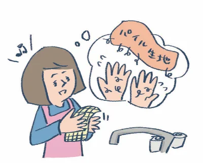 キッチンの手拭きならガーゼタオルタイプが◎