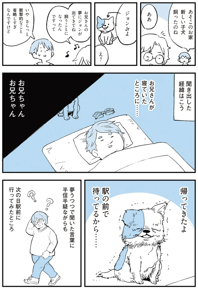 夢に愛犬が出てきて