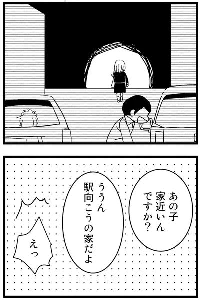 駅の向こうの家だよ