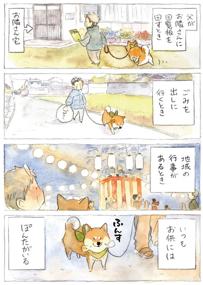 『柴犬ぽんちゃん、今日もわが道を行く3』より