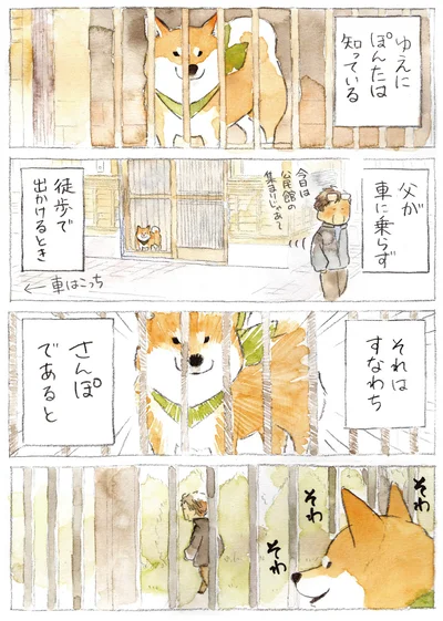 『柴犬ぽんちゃん、今日もわが道を行く3』より