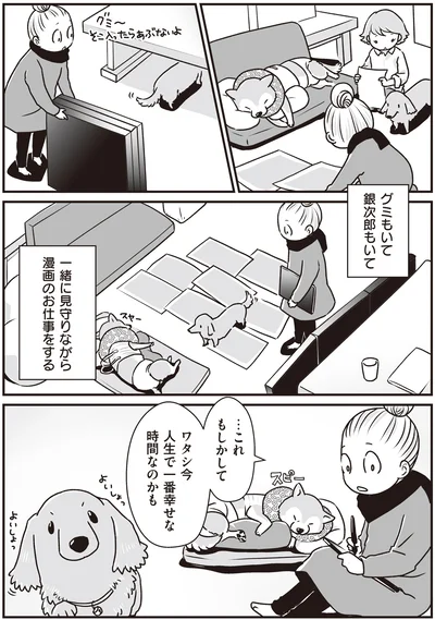 『何度でも言うね、大好きだよ 愛犬グミと銀次郎と過ごした日々』より