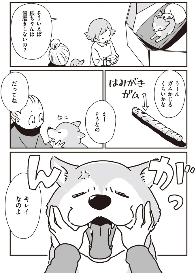 ガムかじるくらいかな