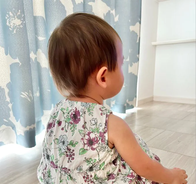 可愛らしい後ろ姿