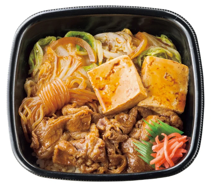 手軽に食べたい日は「牛すき重」