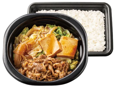 お肉をたっぷり楽しめる「倍盛牛すき焼き弁当」