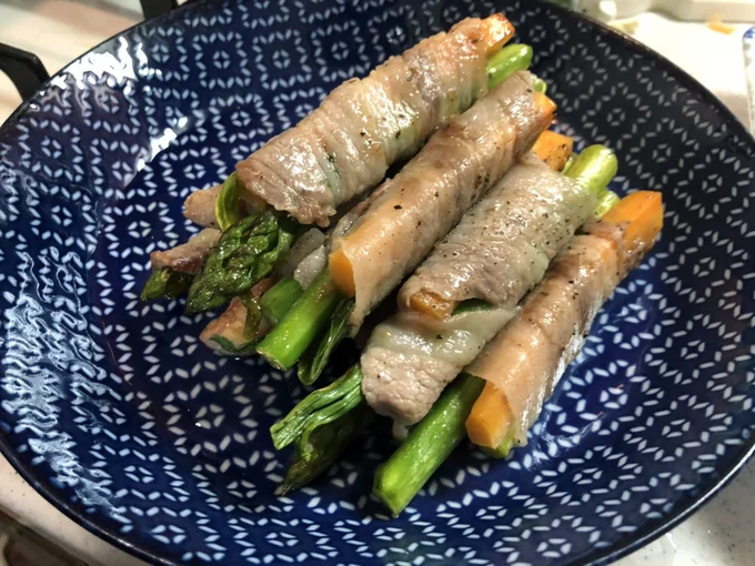 栄養満点&疲労回復!行者にんにく豚肉巻き