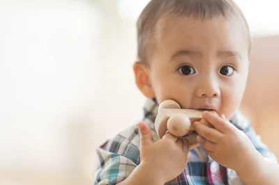 子どもは何でも口に入れたがります