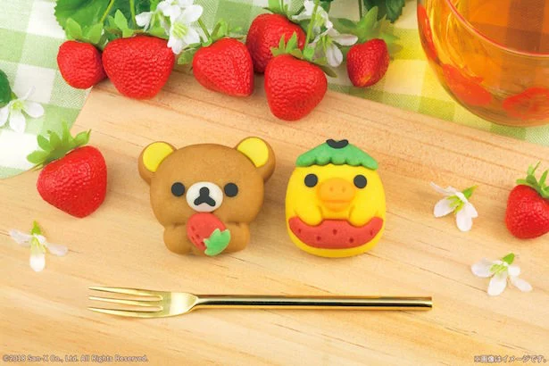 リラックマとキイロイトリが和菓子になってローソンデビュー！