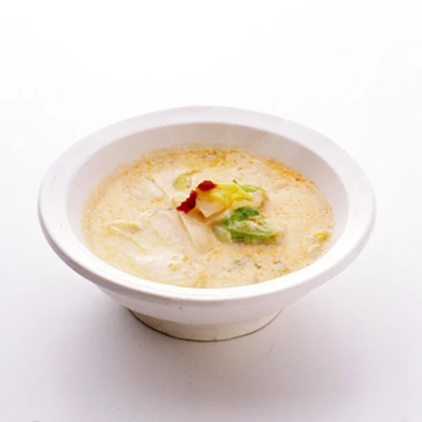 「白菜の豆乳スープ」