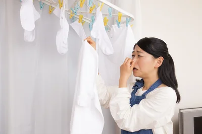 梅雨時に気になるイヤな生乾き臭