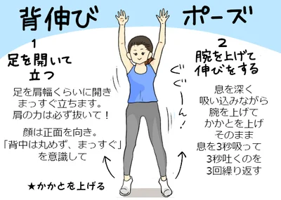 5つのポーズで「やせグセ」のついた体に！