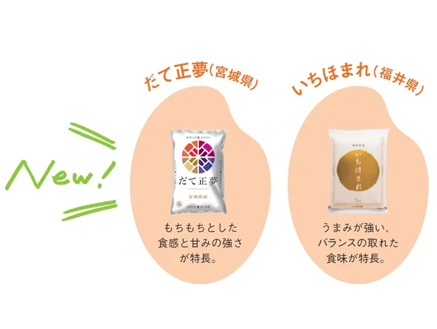 デビュー米が早くも「銘柄炊き分けコンシェルジュ」に仲間入り!