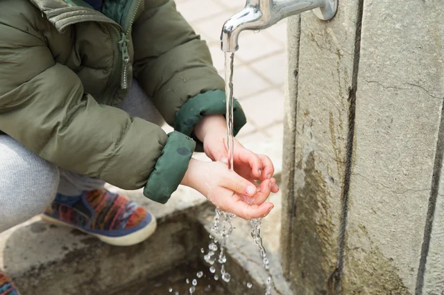 流水洗いで小さな雑菌を撃退！