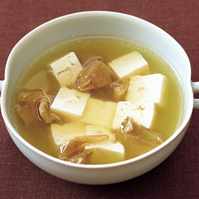 「豆腐とザーサイの中華スープ」