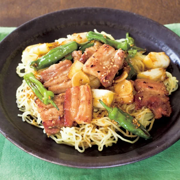 「厚切り肉焼きそば」