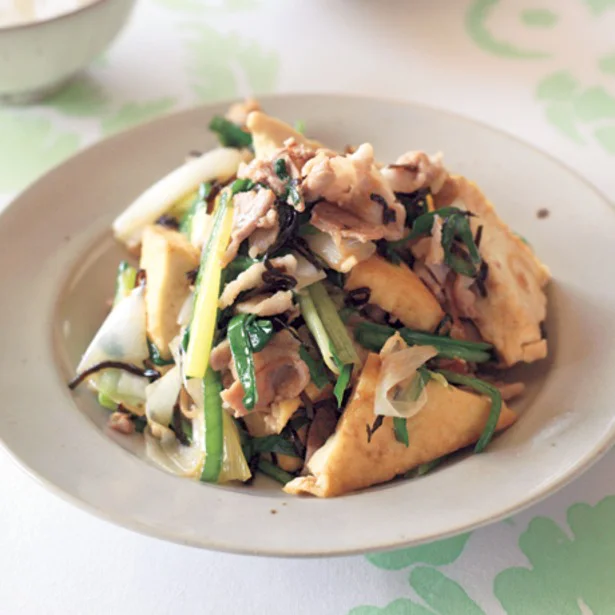 塩昆布を使うから味つけ簡単♪ 野菜をたっぷり使った豚肉の炒めもの3選
