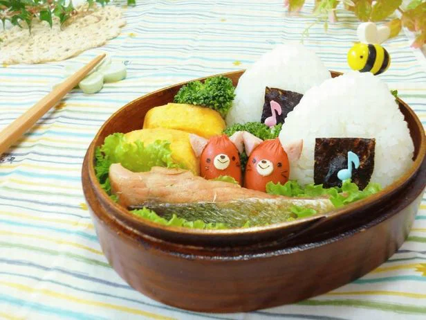 さりげない存在感の、猫ウィンナー【キャラ弁】