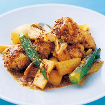 はちみつがポイント♪ 甘辛で止まらない粒マスタードの肉料理3選