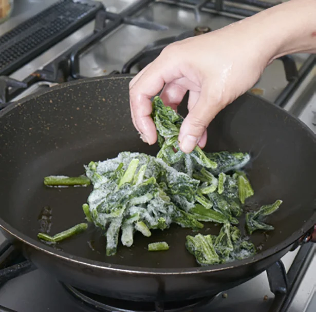 市販の冷凍野菜をおいしく活用する方法 その3