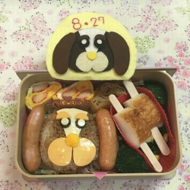 半分 青い の 岐阜犬 がさっそく登場 キャラ弁 レタスクラブ