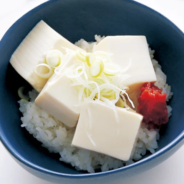 シンプルに豆腐を楽しみたいなら「豆腐丼」！