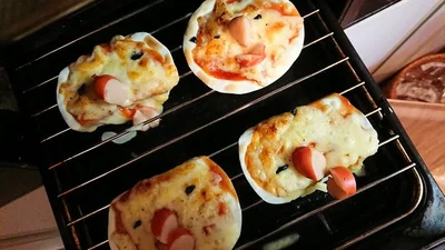 焼きあがった姿は崩れているものもあり、ちょい怖。