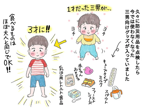 防災用品を点検したら、いらないものがたくさん！