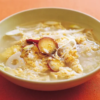さつまいもの甘みがシミシミ！ 秋の野菜をたっぷり使った「ヘルシークッパ」