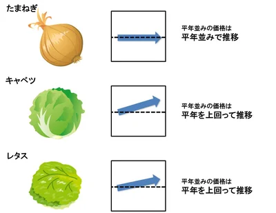 【グラフを見る】11月上旬の野菜の価格動向