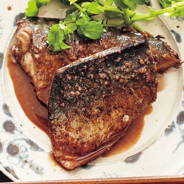 「さばの赤ワインみそ煮」